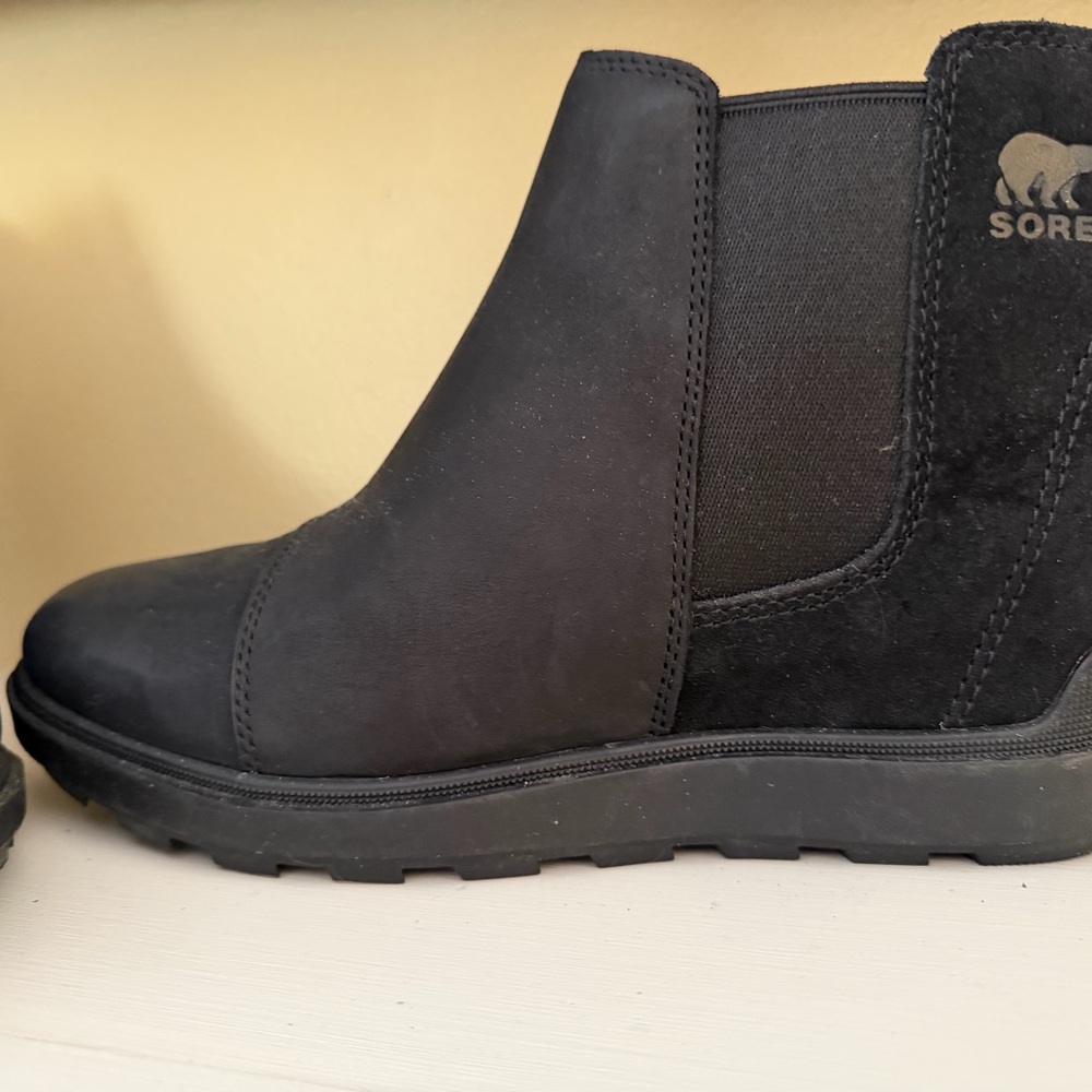 Sorel Black Chelsea Slip-On Boot
